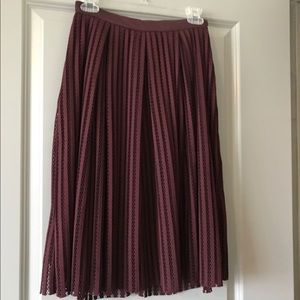 NWT - Forever 21 Merlot Midi Skirt -Small
